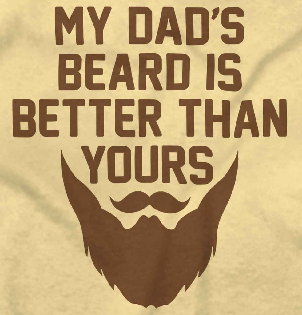 Dad's Beard Romper Bodysuit-Direct To Garment Print-Brisco Baby