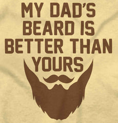 Dad's Beard Romper Bodysuit-Direct To Garment Print-Brisco Baby