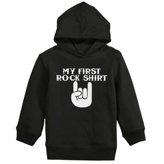 Rock Shirt Toddler Pullover Hoodie-Direct To Garment Print-Brisco Baby