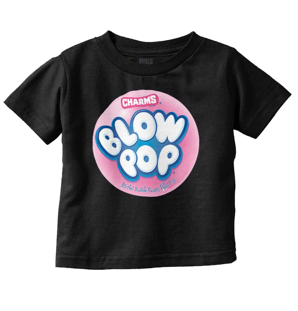 Charms Blow Pop Infant Toddler T Shirt-Direct To Garment Print-Brisco Baby