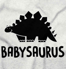 Babysaurus Infant Baby Bib-Direct To Garment Print-Brisco Baby