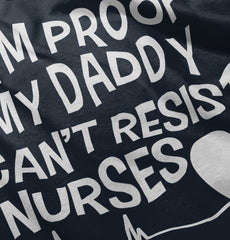 Can't Resist Nurses Infant Toddler T Shirt-Direct To Garment Print-Brisco Baby