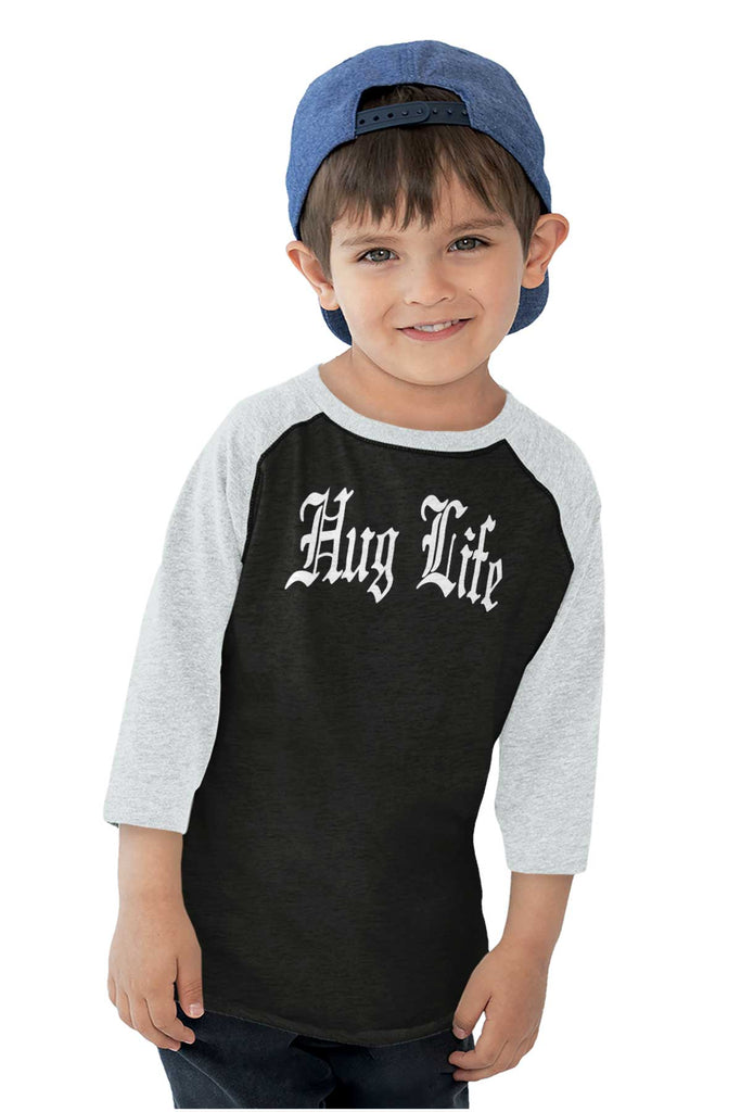 Hug Life Toddler Baseball-Direct To Garment Print-Brisco Baby