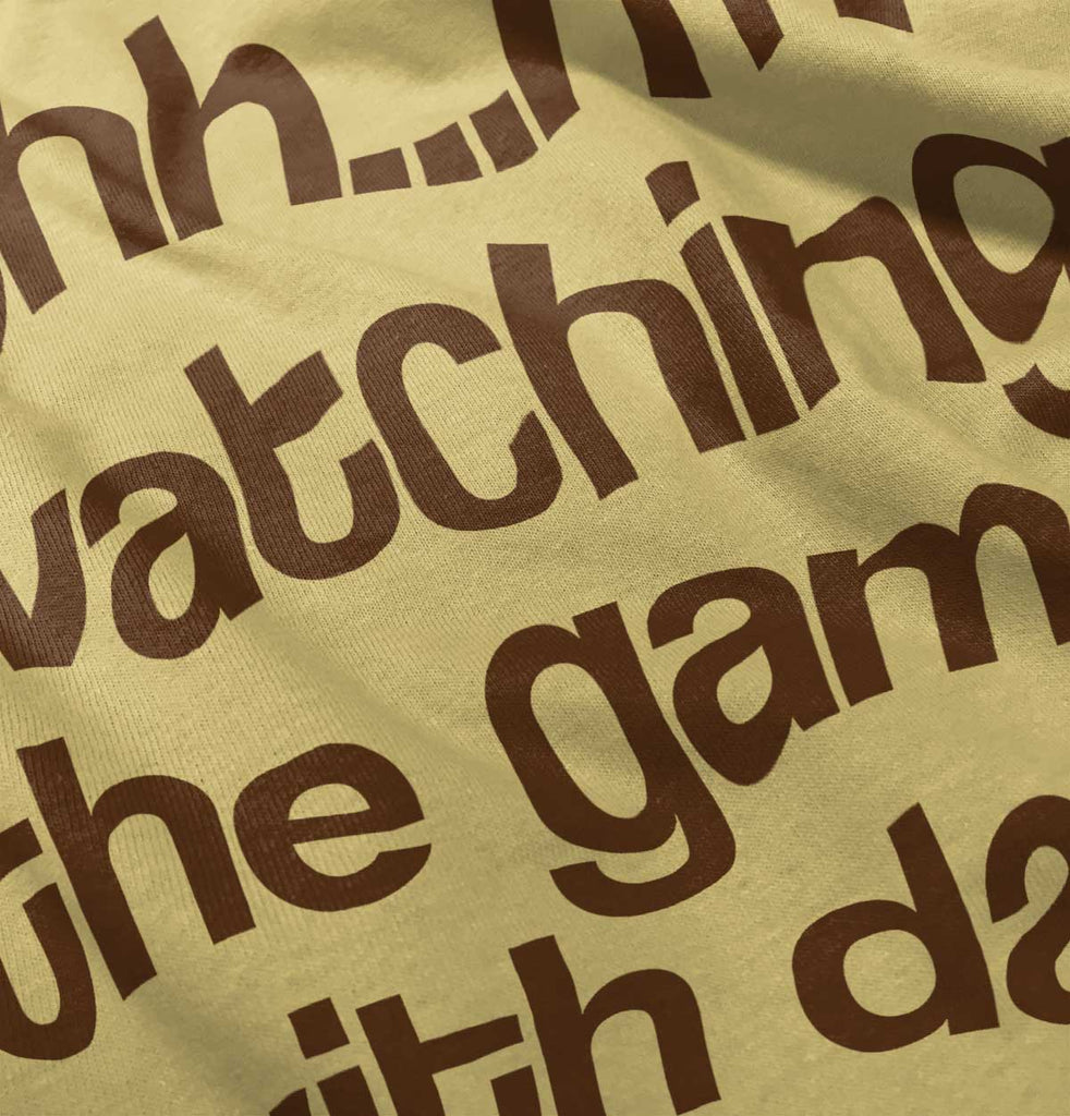 Watching the Game Infant Toddler T Shirt-Direct To Garment Print-Brisco Baby