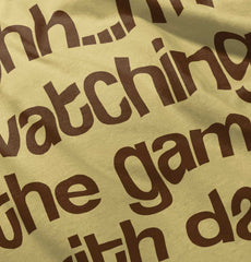 Watching the Game Infant Toddler T Shirt-Direct To Garment Print-Brisco Baby