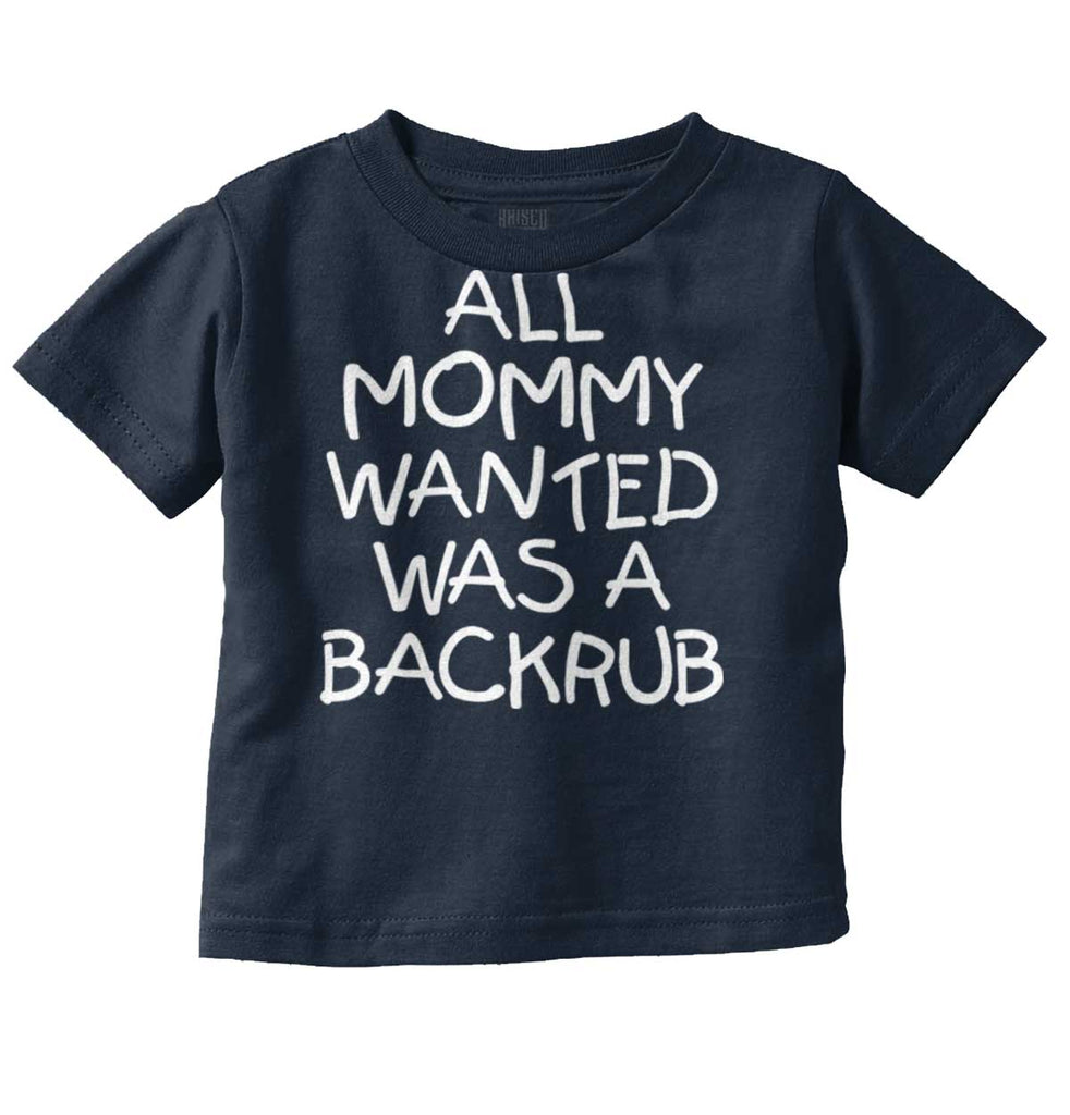 Backrub Infant Toddler T Shirt-Direct To Garment Print-Brisco Baby