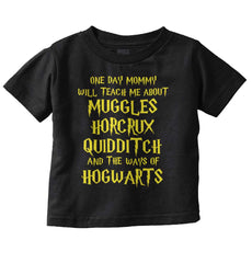 Muggles Horcrux Quidditch Infant Toddler T Shirt-Direct To Garment Print-Brisco Baby