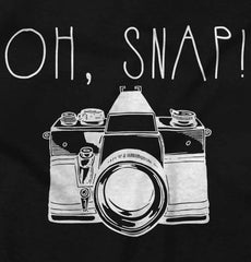 Oh Snap Camera Infant Toddler T Shirt-Direct To Garment Print-Brisco Baby