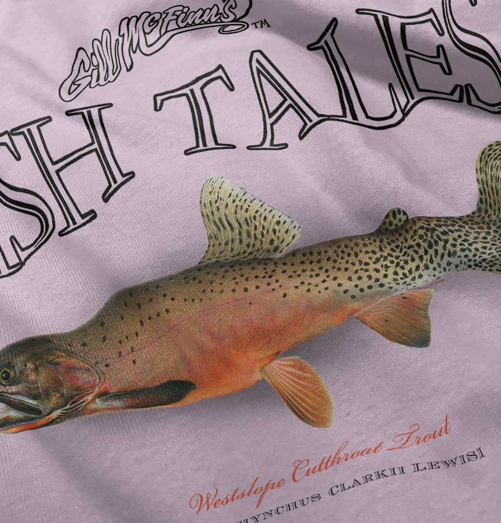 Cutthroat Trout Romper Bodysuit-Direct To Garment Print-Brisco Baby