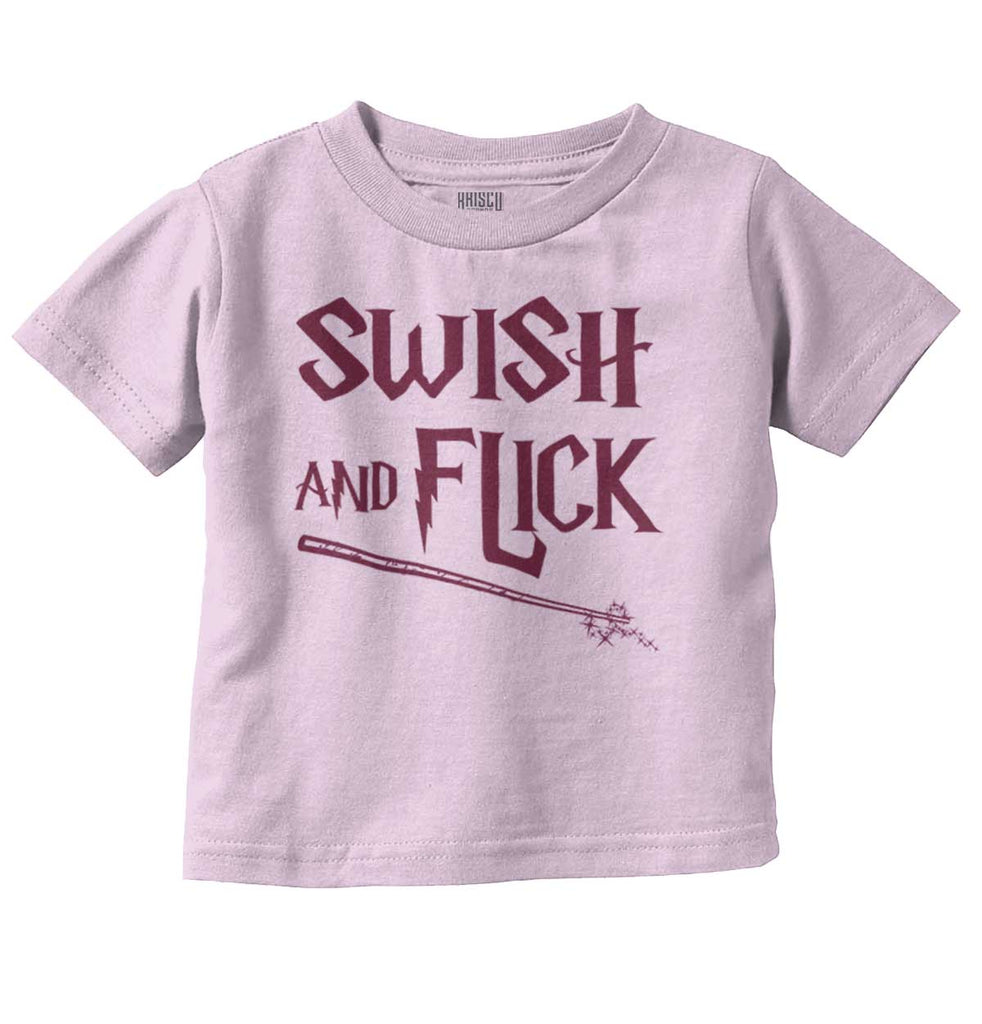 Swish And Flick Infant Toddler T Shirt-Direct To Garment Print-Brisco Baby