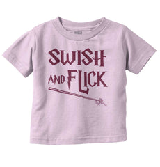 Swish And Flick Infant Toddler T Shirt-Direct To Garment Print-Brisco Baby