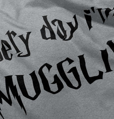 Every Day I'm Mugglin' Romper Bodysuit-Direct To Garment Print-Brisco Baby