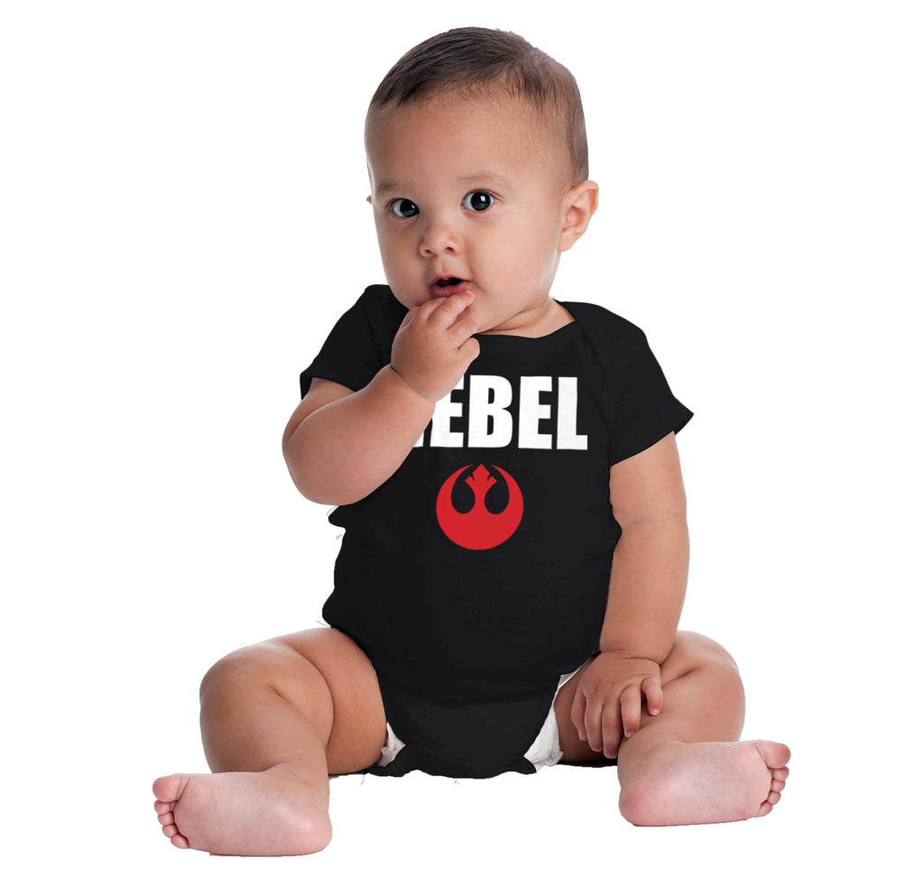 Rebel Star Wars Romper Bodysuit-Direct To Garment Print-Brisco Baby