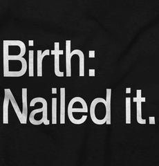 Nailed It Infant Baby Bib-Direct To Garment Print-Brisco Baby