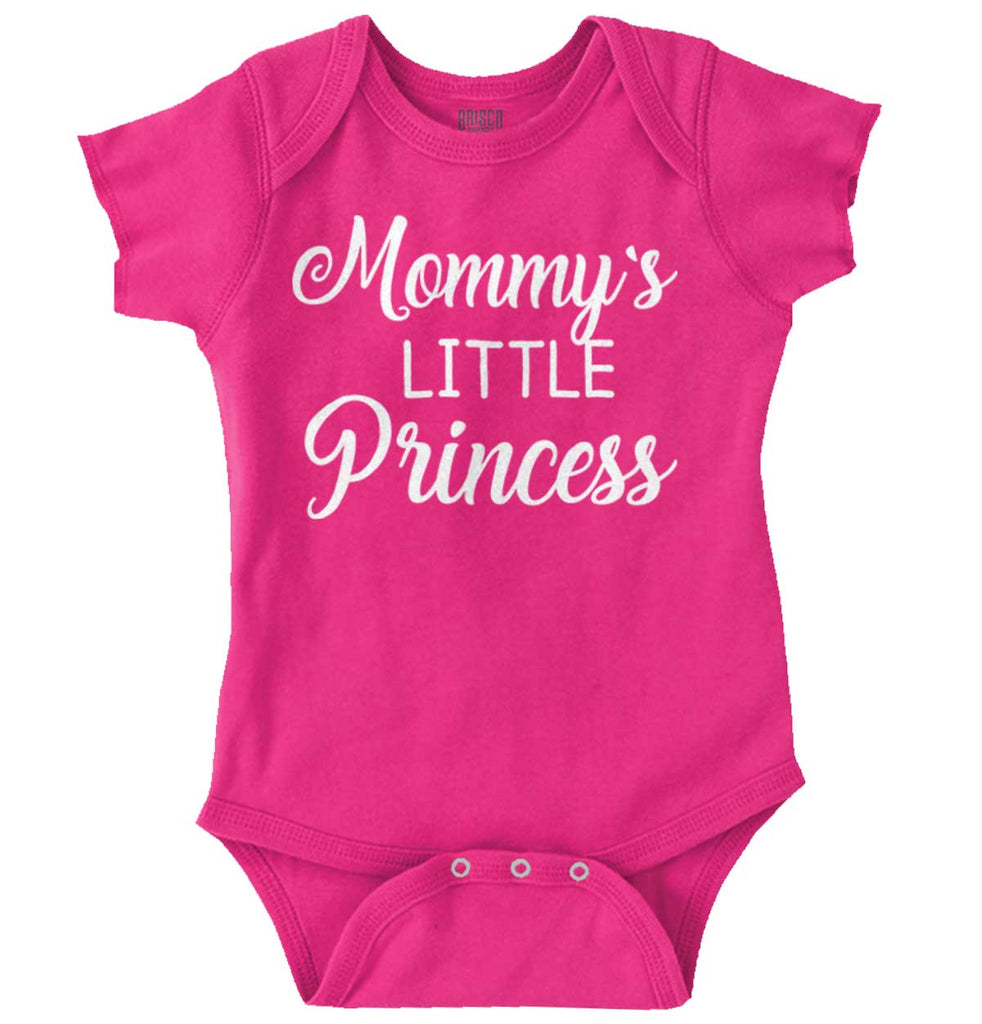 Mommy's Little Princess Romper Bodysuit-Direct To Garment Print-Brisco Baby