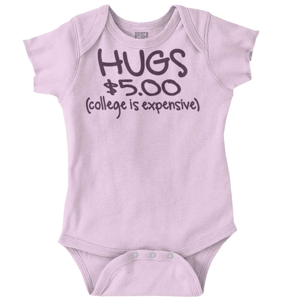 College is Expensive Romper Bodysuit-Direct To Garment Print-Brisco Baby