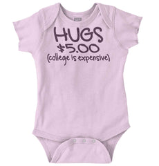 College is Expensive Romper Bodysuit-Direct To Garment Print-Brisco Baby