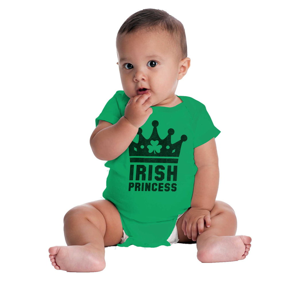 Irish Princess Romper Bodysuit-Direct To Garment Print-Brisco Baby