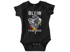 Blow Your Mind Romper Bodysuit-Direct To Garment Print-Brisco Baby