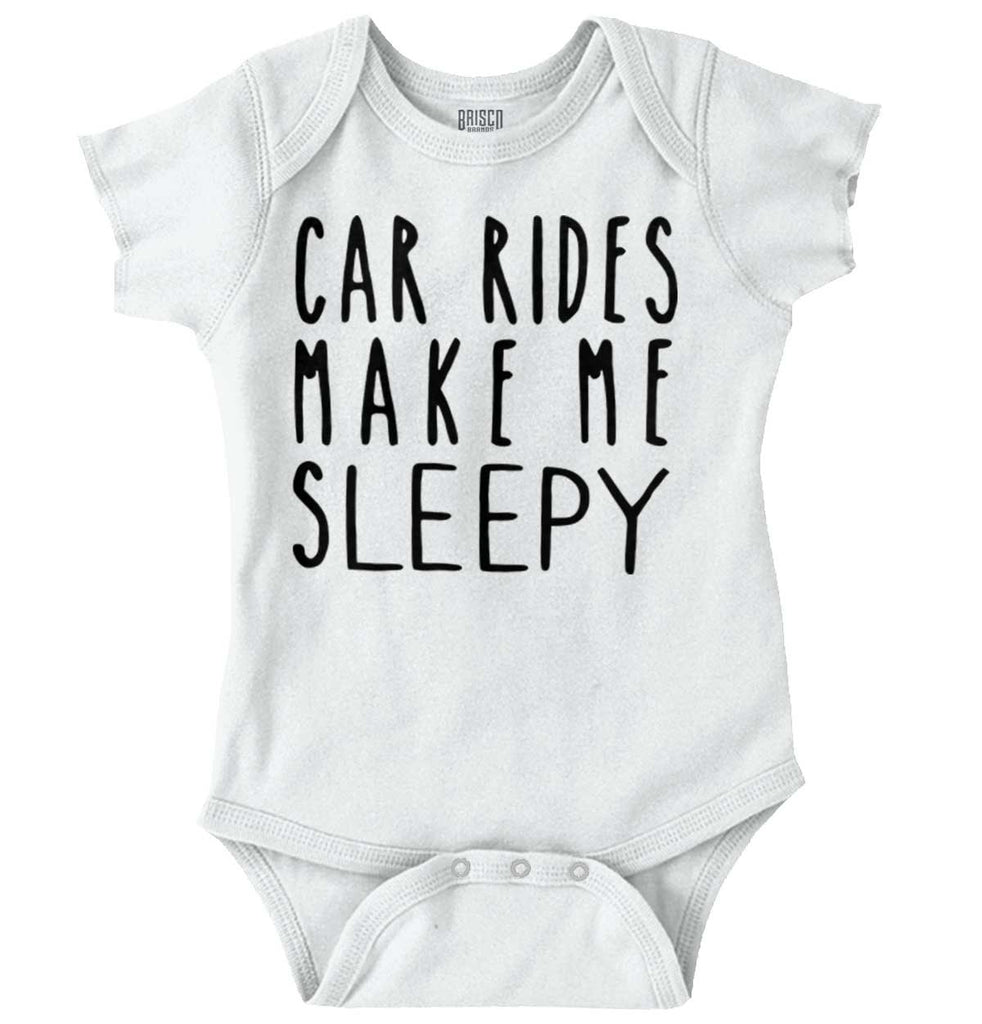 Car Rides Romper Bodysuit-Direct To Garment Print-Brisco Baby