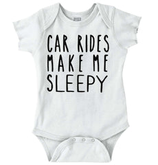 Car Rides Romper Bodysuit-Direct To Garment Print-Brisco Baby