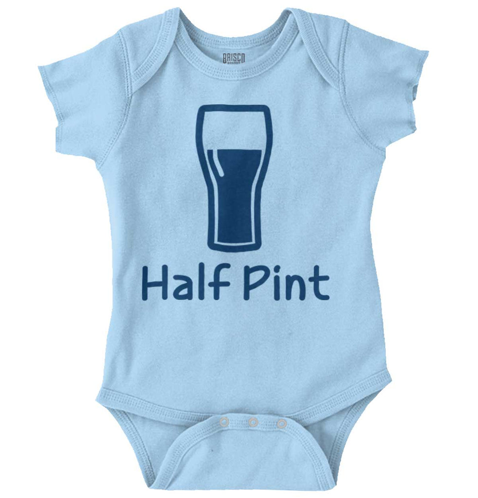Half Pint Romper Bodysuit-Direct To Garment Print-Brisco Baby