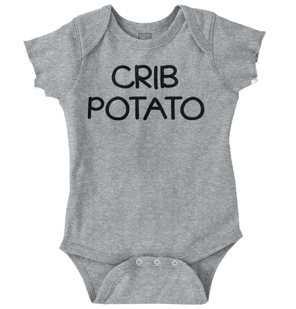 Crib Potato Romper Bodysuit-Direct To Garment Print-Brisco Baby