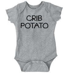 Crib Potato Romper Bodysuit-Direct To Garment Print-Brisco Baby