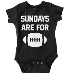 Sundays for Football Romper Bodysuit-Direct To Garment Print-Brisco Baby