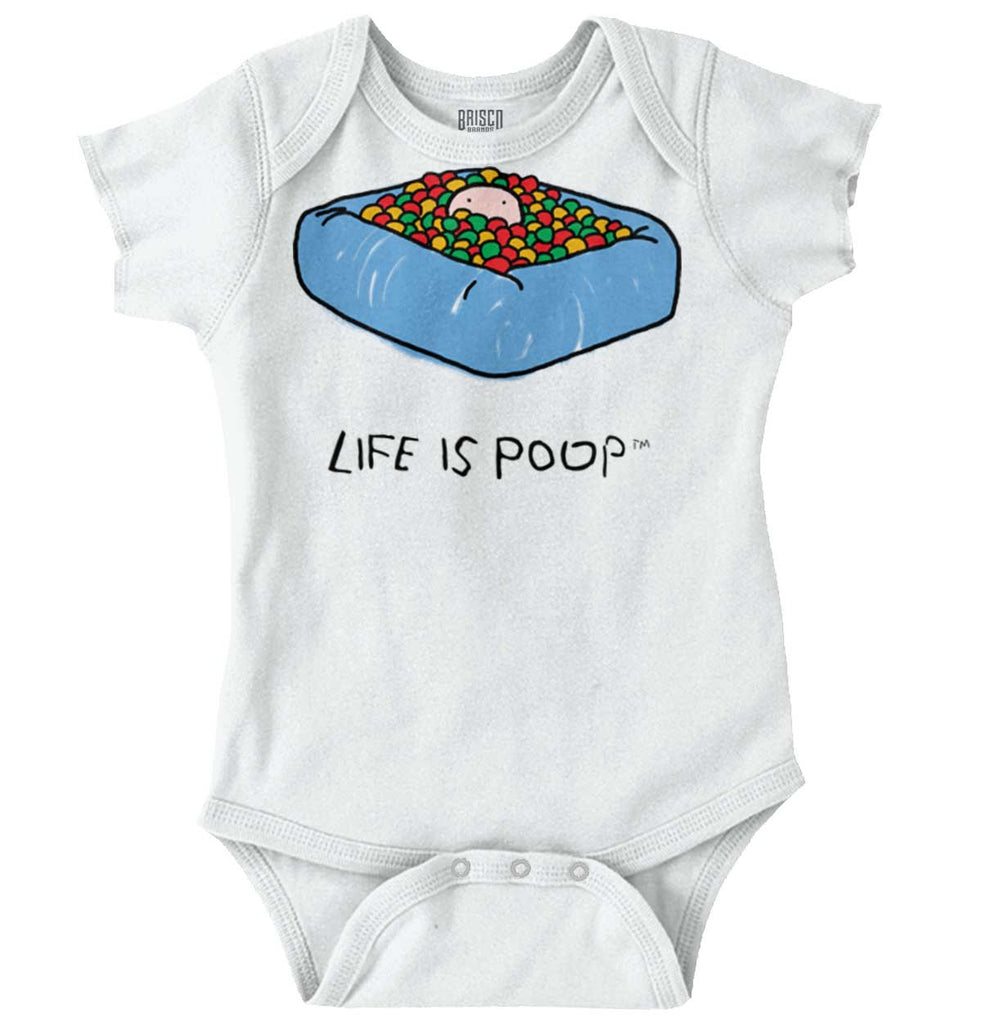 Ball Pit Romper Bodysuit-Direct To Garment Print-Brisco Baby