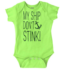 My Ship Romper Bodysuit-Direct To Garment Print-Brisco Baby