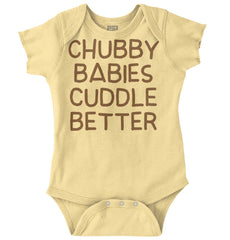 Chubby Babies Romper Bodysuit-Direct To Garment Print-Brisco Baby