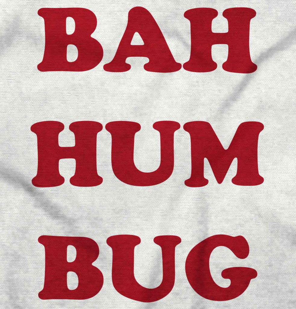 Bah Hum Bug Infant Baby Bib-Direct To Garment Print-Brisco Baby