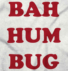 Bah Hum Bug Infant Baby Bib-Direct To Garment Print-Brisco Baby