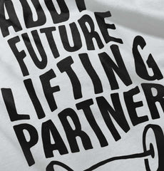 Lifting Partner Infant Baby Bib-Direct To Garment Print-Brisco Baby