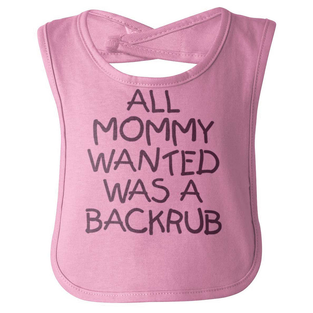 Backrub Infant Baby Bib-Direct To Garment Print-Brisco Baby