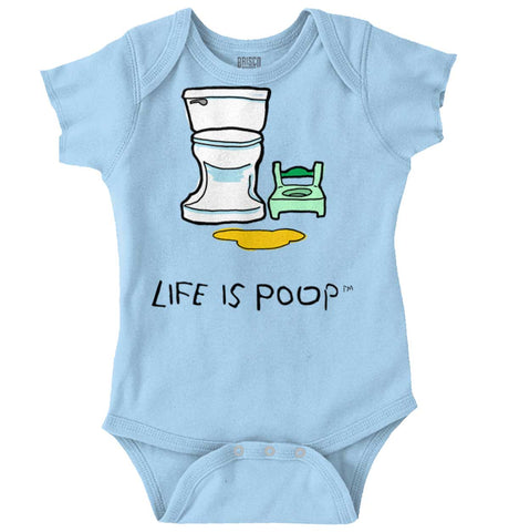 Potty Train Romper Bodysuit-Direct To Garment Print-Brisco Baby