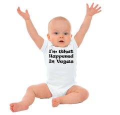 Happened In Vegas Romper Bodysuit-Direct To Garment Print-Brisco Baby