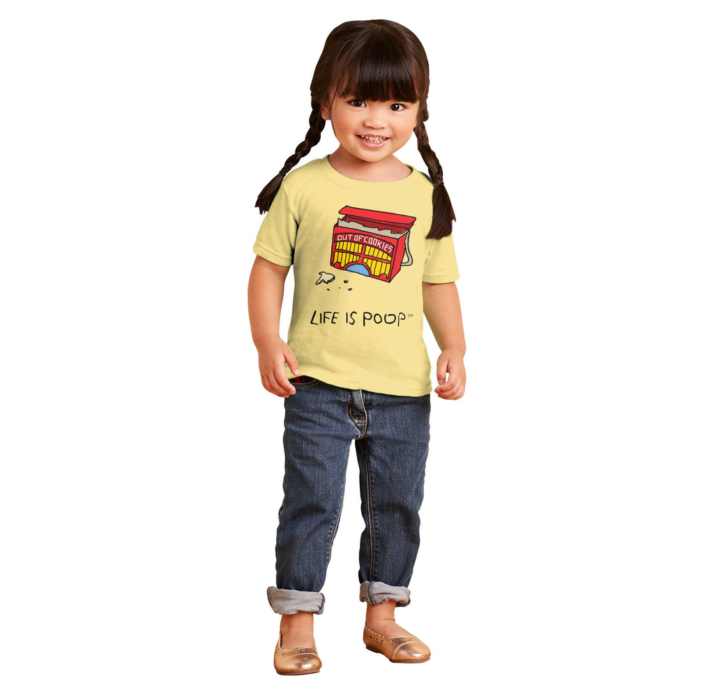 Out of Cookies Infant Toddler T Shirt-Direct To Garment Print-Brisco Baby