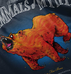 Tasmanian Fire Bear Infant Toddler T Shirt-Direct To Garment Print-Brisco Baby