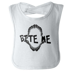 Bite Me Infant Baby Bib-Direct To Garment Print-Brisco Baby