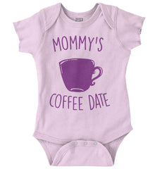 Mommy's Coffee Date Romper Bodysuit-Direct To Garment Print-Brisco Baby