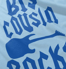 Big Cousin Rocks Infant Baby Bib-Direct To Garment Print-Brisco Baby