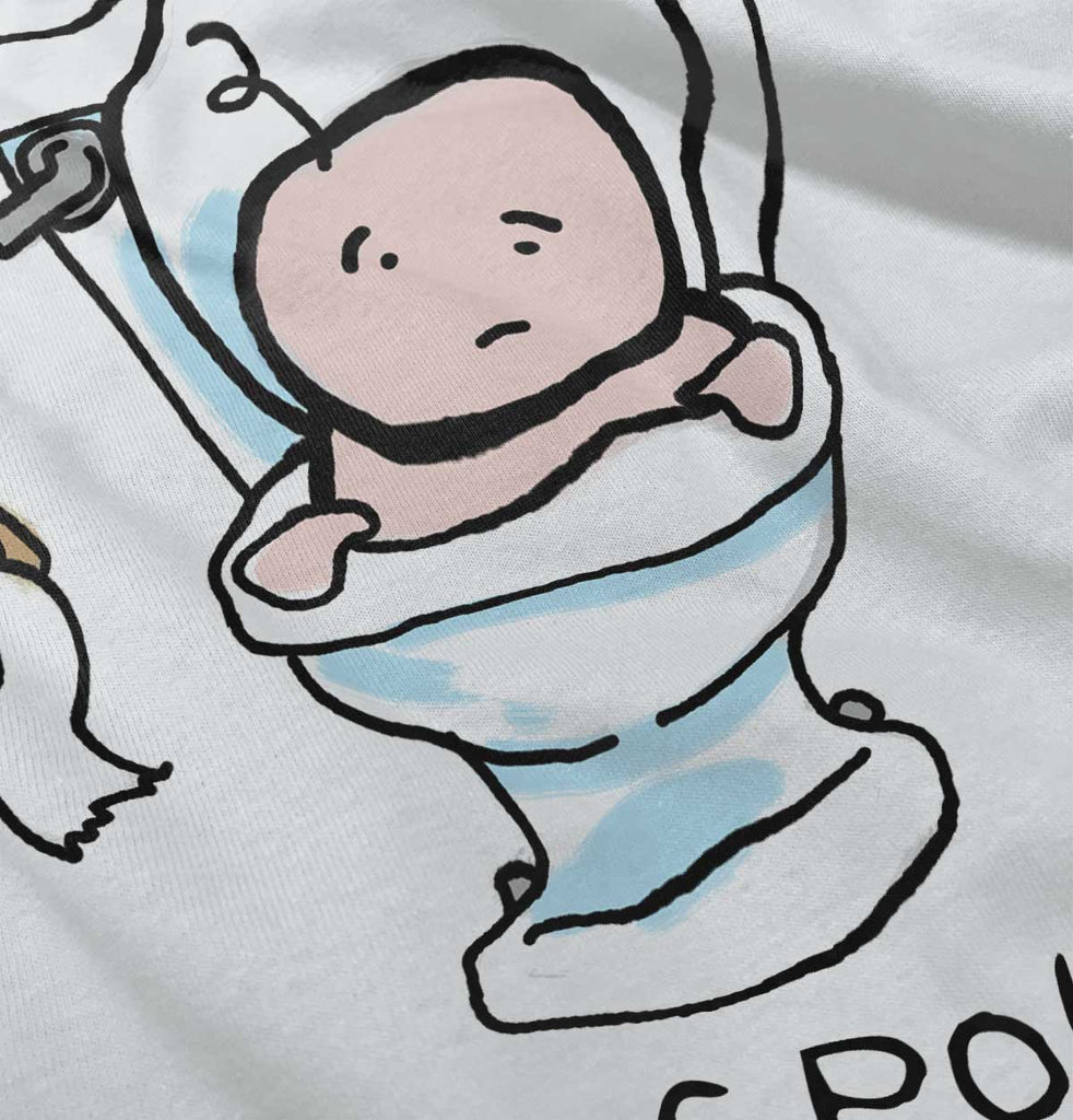 Baby Toilet Infant Toddler T Shirt-Direct To Garment Print-Brisco Baby
