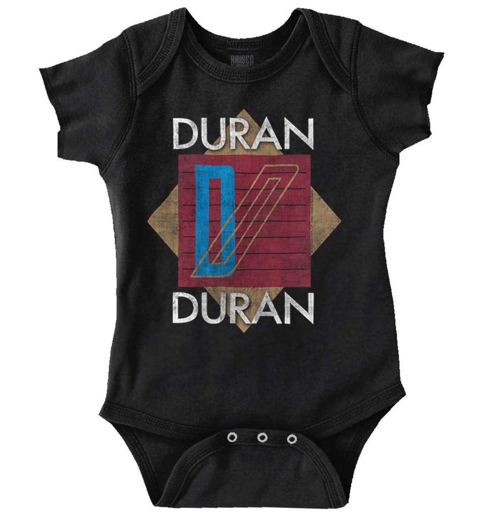 Duran Duran Logo Romper Bodysuit-Direct To Garment Print-Brisco Baby