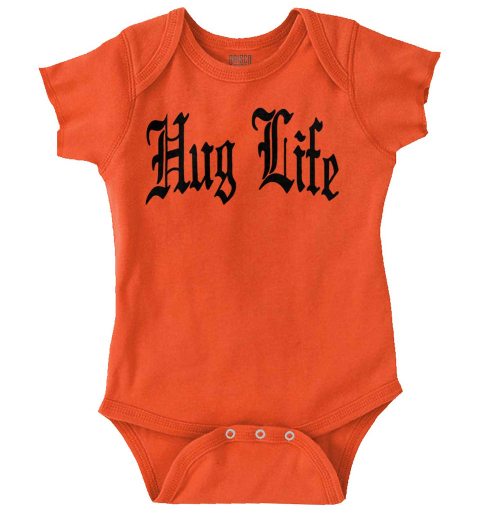 Hug Life Romper Bodysuit-Direct To Garment Print-Brisco Baby