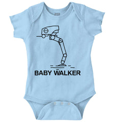 Daddy Walker Romper Bodysuit-Direct To Garment Print-Brisco Baby