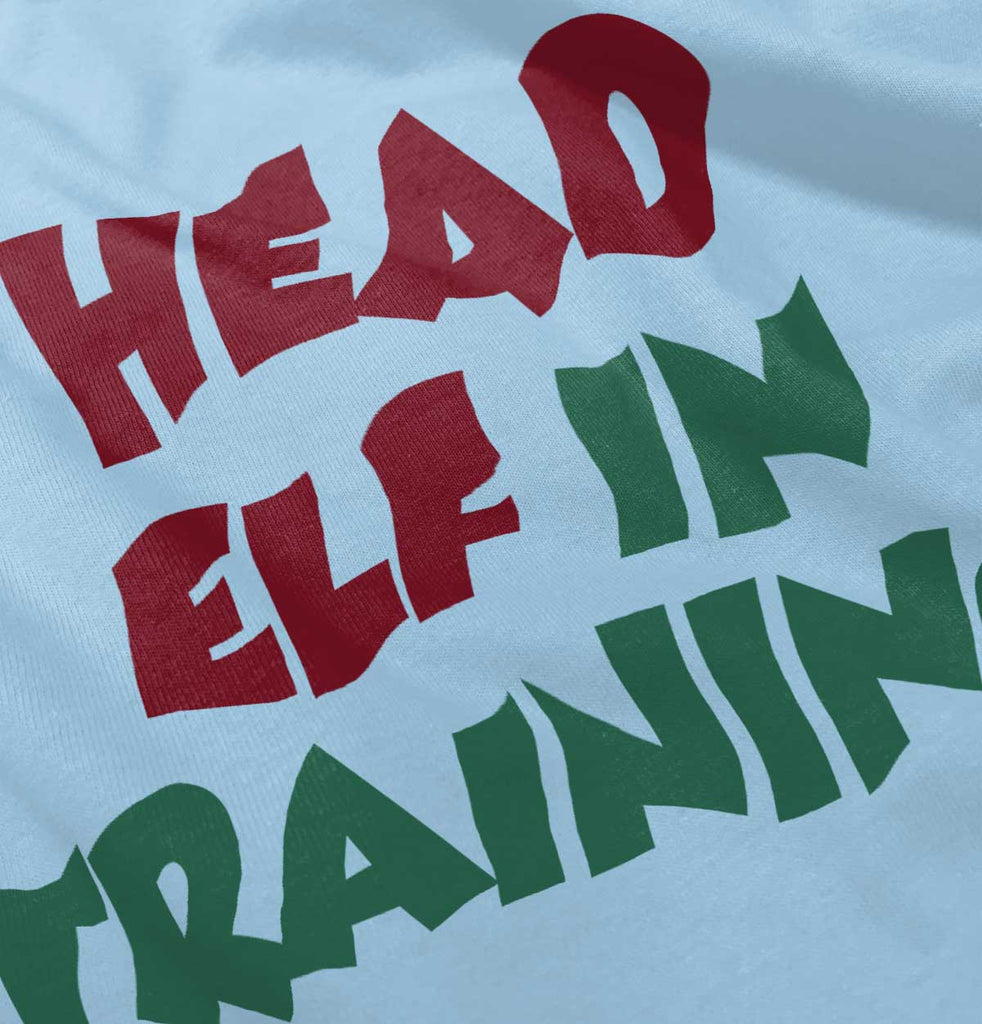 Head Elf Training Infant Toddler T Shirt-Direct To Garment Print-Brisco Baby