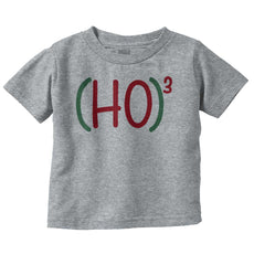Ho Ho Ho Infant Toddler T Shirt-Direct To Garment Print-Brisco Baby