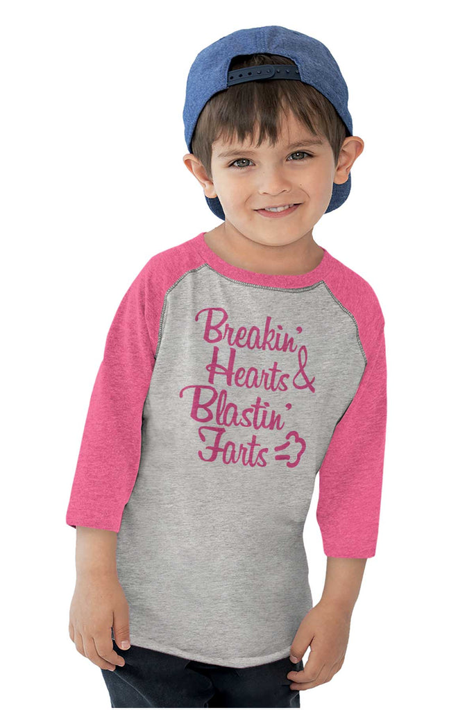Blastin Farts Toddler Baseball-Direct To Garment Print-Brisco Baby